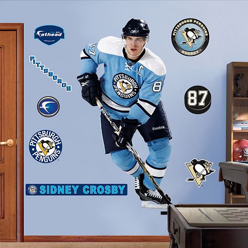 Fathead Pittsburgh Penguins Sidney Crosby Retro Wall Decal