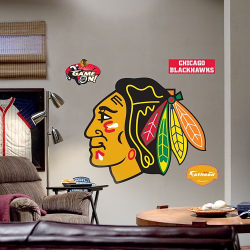 Fathead Chicago Blackhawks Logo Wall Decal