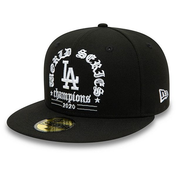 New Era 59Fifty Los Angeles Dodgers 2020 World Series Champions Side Patch  Fitted Hat Dark Royal - Billion Creation