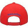 Men's Mitchell & Ness Red/Royal Philadelphia 76ers Wool Two-Tone Redline Snapback Hat