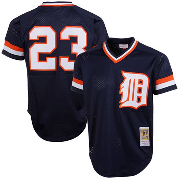 Men's Mitchell & Ness Kirk Gibson Navy Detroit Tigers Authentic