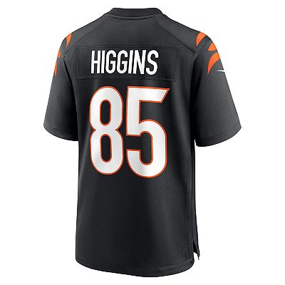 Men s Nike Tee Higgins Black Cincinnati Bengals Game Jersey