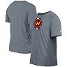 Men's New Era Gray Washington Football Team Training Camp Raglan T-Shirt