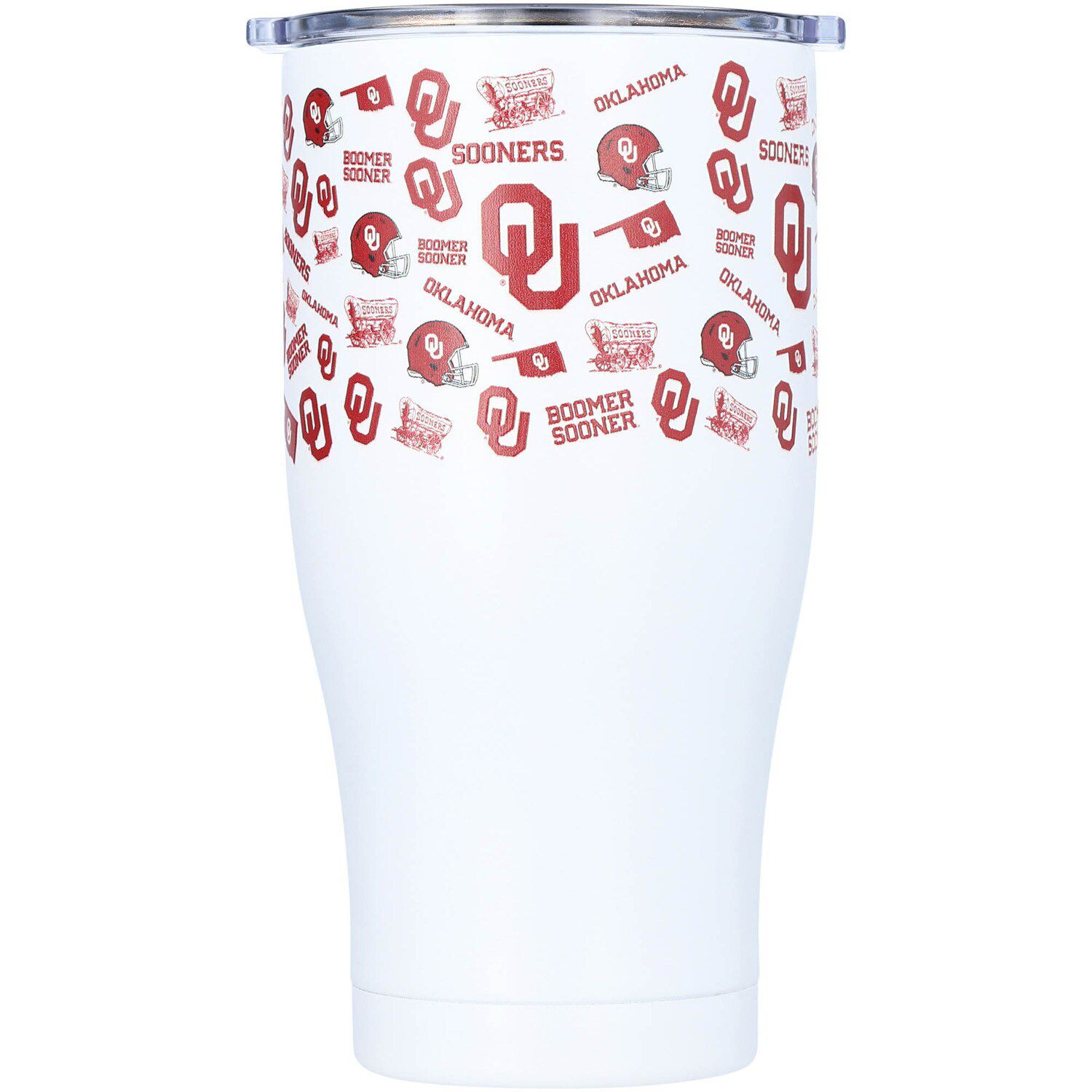 Image for Unbranded Oklahoma Sooners 24oz. All Over Print Stainless Steel Tumbler at Kohl's.