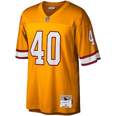 Men's Mitchell & Ness Mike Alstott Orange Tampa Bay Buccaneers Legacy Replica Jersey