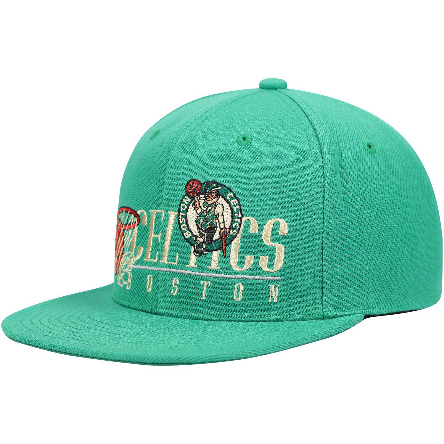 Image for Unbranded Men's Mitchell & Ness Kelly Green Boston Celtics Hardwood Classics Vintage 2 Adjustable Snapback Hat at Kohl's.