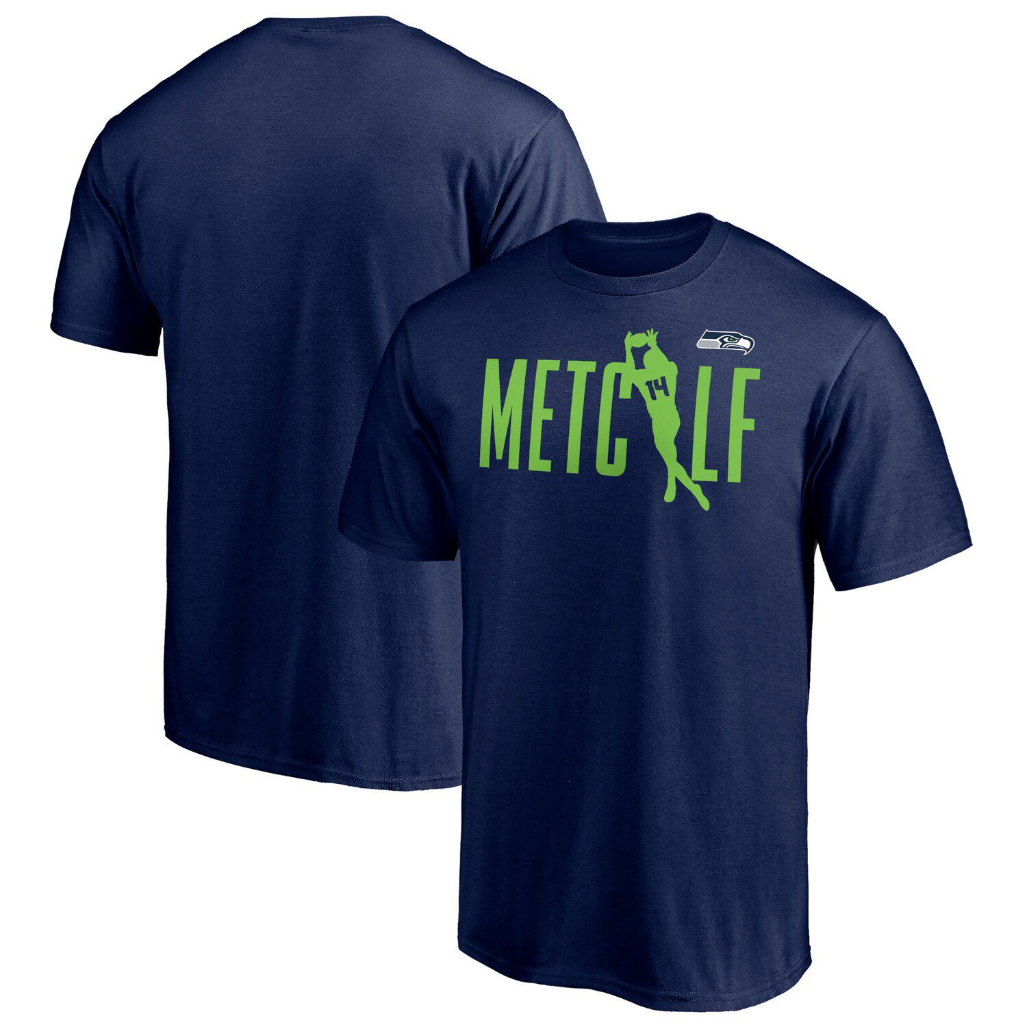 Fanatics Branded College Navy Seattle Seahawks Plus Size Original State Lace-Up T-Shirt