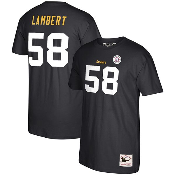 Mitchell & Ness N&N Longsleeve Tee Pittsburgh Steelers 1976 Jack Lambert