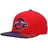Men's Pro Standard Red Houston Rockets Americana Dip-Dye Snapback Hat