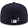 Men's New Era Navy New York Yankees Paisley Elements 59FIFTY Fitted Hat