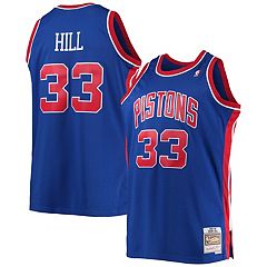 Grant Hill 33 Detroit Pistons 1997 Mitchell & Ness Gold Swingman