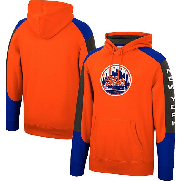 Lids New York Mets Mitchell & Ness Colorblocked Fleece Pullover