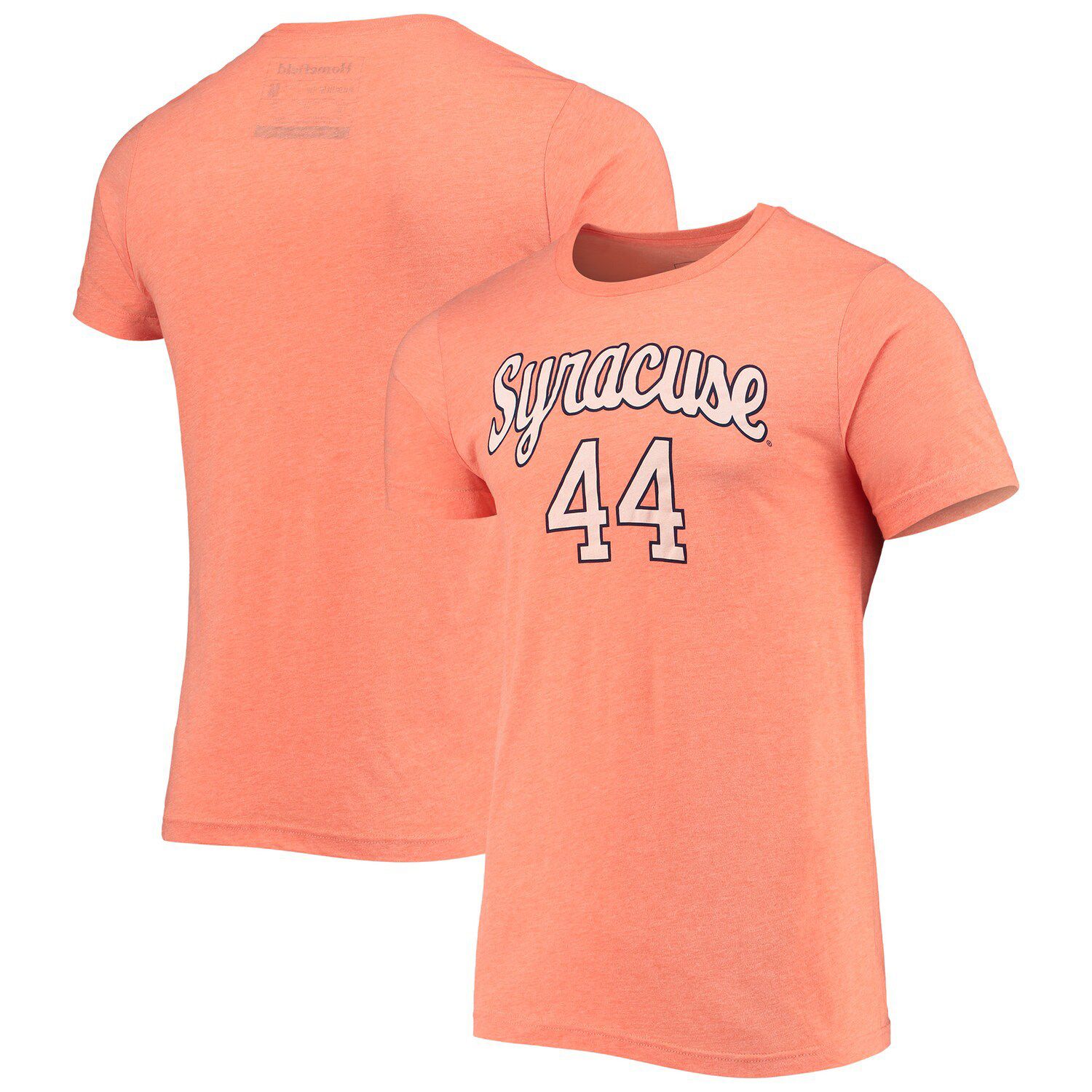 Image for Unbranded Men's Homefield Heathered Orange Syracuse Orange Vintage #44 Tri-Blend T-Shirt at Kohl's.