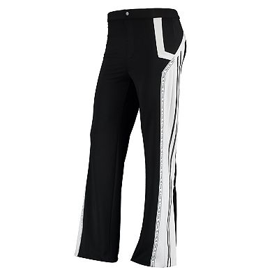 Women's Qore Black Brooklyn Nets Nostalgic Tracksuit Pants