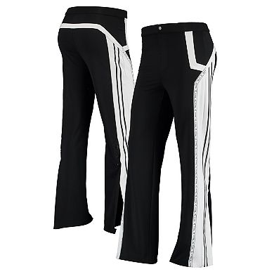 Women's Qore Black Brooklyn Nets Nostalgic Tracksuit Pants