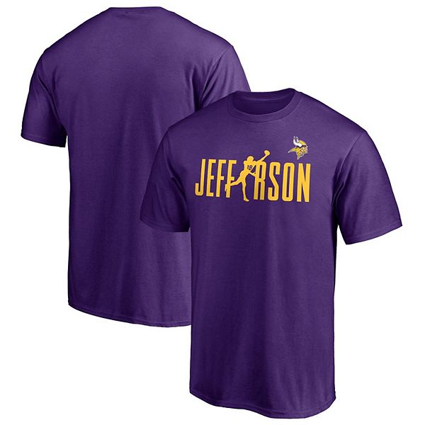 Justin Jefferson Minnesota Vikings Fanatics Branded Player Icon Name &  Number T-Shirt - Purple