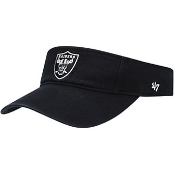 Men's '47 Black Las Vegas Raiders Clean Up Visor