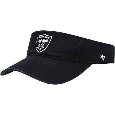 Men's '47 Black Las Vegas Raiders Clean Up Visor