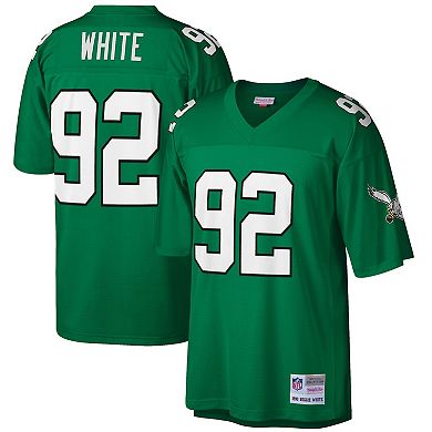 Men's Mitchell & Ness Reggie White Kelly Green Philadelphia Eagles Big & Tall 1990 Retired Player Replica Jersey