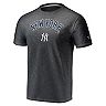 Youth Fanatics Branded Charcoal New York Yankees Space Dye T-Shirt