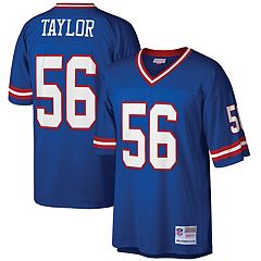 Men's Mitchell & Ness Lawrence Taylor Royal New York Giants Retired Player  Name & Number Mesh