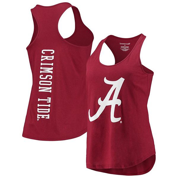 Women's Crimson Alabama Crimson Tide Essential 2Hit Racerback Tank Top