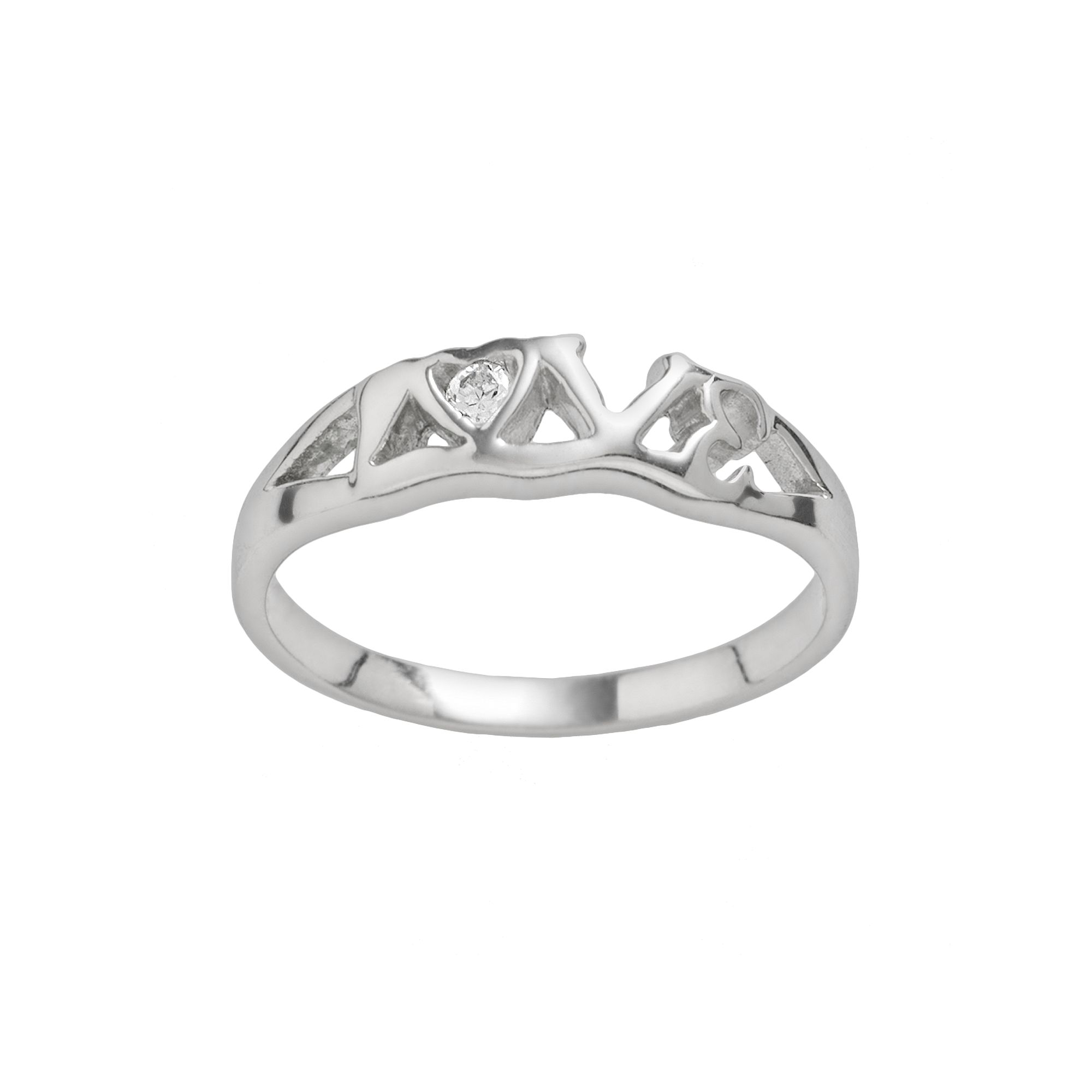 Traditions Jewelry Company Sterling Silver Cubic Zirconia Ring, Womens, Si