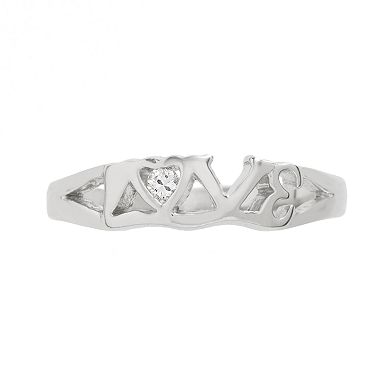 Traditions Jewelry Company Sterling Silver Cubic Zirconia Ring