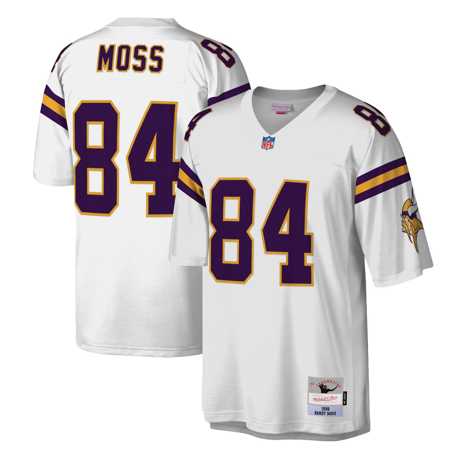 Toddler Mitchell & Ness Randy Moss Purple Minnesota Vikings 1998 Retired  Legacy Jersey