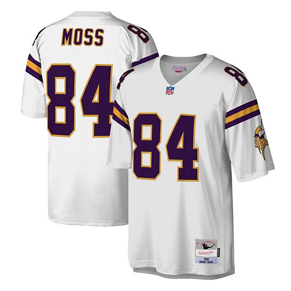 Men's Mitchell & Ness Randy Moss White Minnesota Vikings Legacy