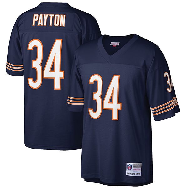 Men's Mitchell & Ness Walter Payton Navy Chicago Bears Big & Tall 1985 ...