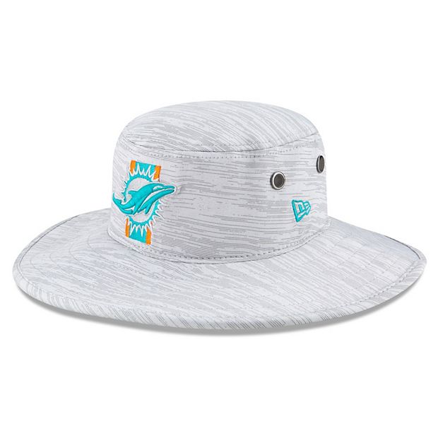 Miami Dolphins New Era 2021 NFL Training Camp Historic Logo 39THIRTY Flex  Hat - White