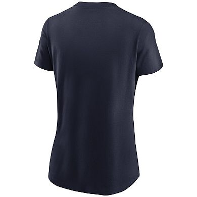 Women's Nike Navy Tennessee Titans Logo Essential T-Shirt