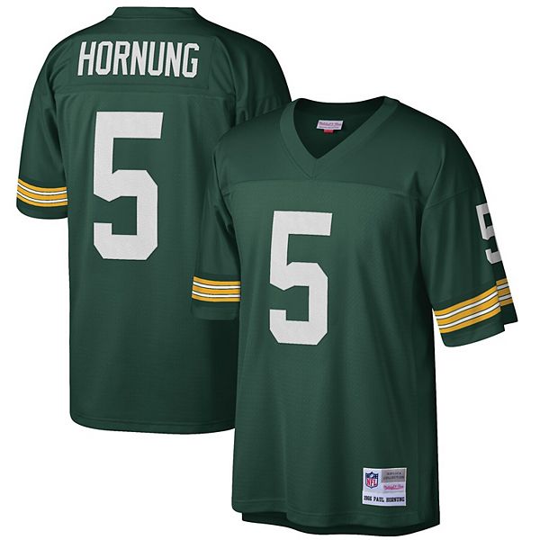 Men's Mitchell & Ness Paul Hornung Green Green Bay Packers Retired Player  Legacy Replica Jersey