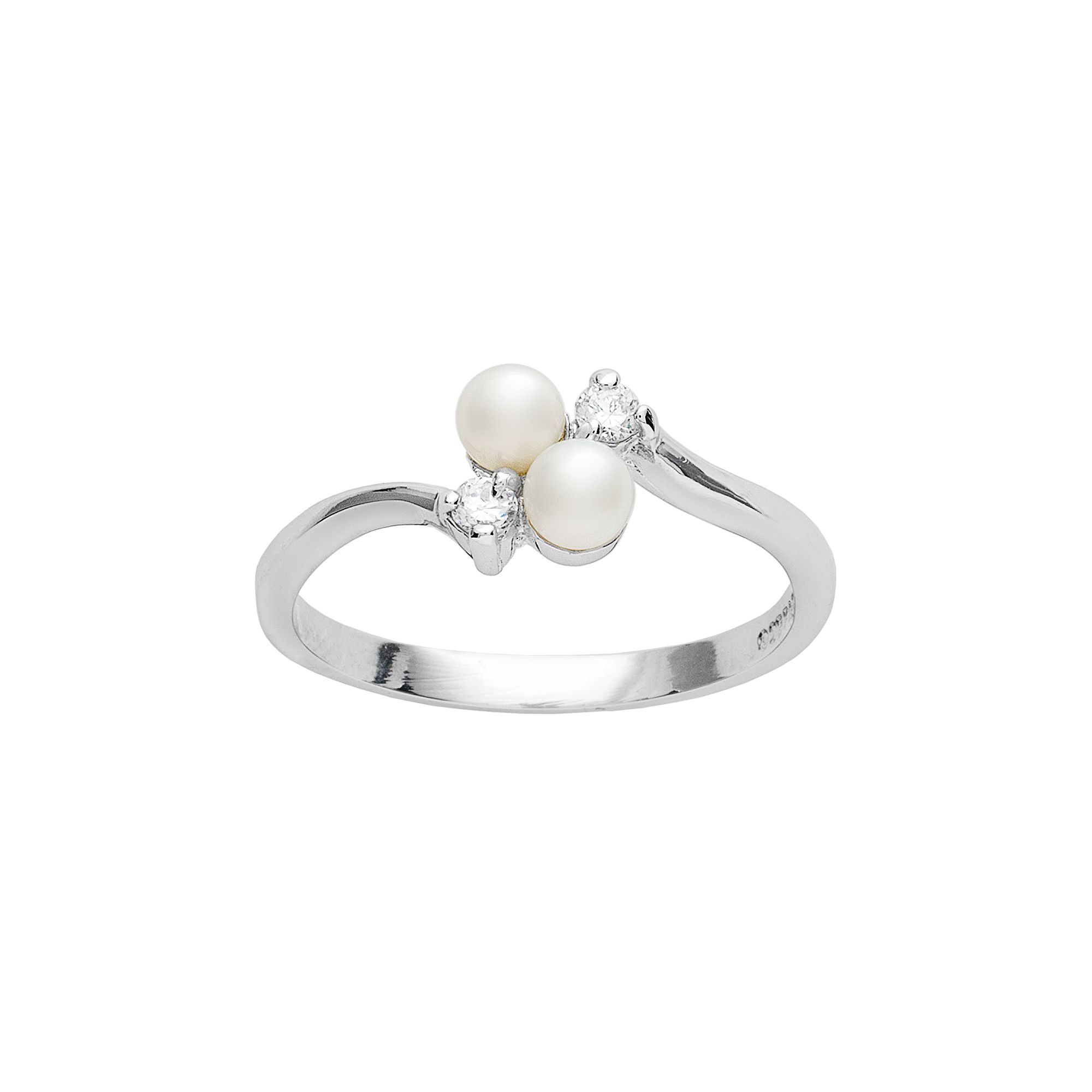 Traditions Jewelry Company Sterling Silver Freshwater Cultured Pearl Bypass