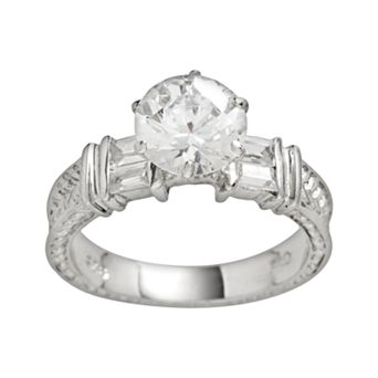 Traditions Jewelry Company Sterling Silver Cubic Zirconia Ring