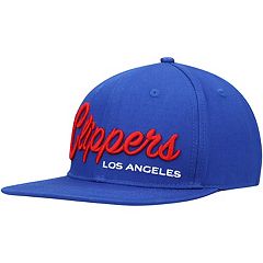 Mitchell & Ness Heathered Gray La Clippers Redline Snapback Hat Heather Gray