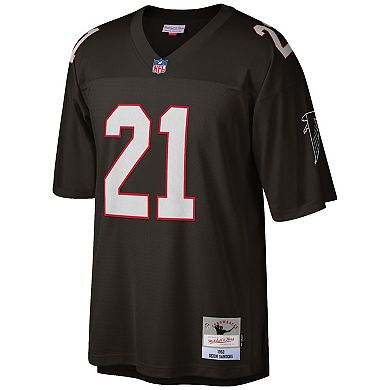 Men's Mitchell & Ness Deion Sanders Black Atlanta Falcons Big & Tall 1992 Retired Player Replica Jersey