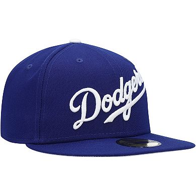 Men's New Era Royal Los Angeles Dodgers White Logo 59FIFTY Fitted Hat