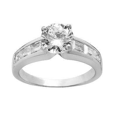 Traditions Jewelry Company Sterling Silver Cubic Zirconia Ring 