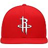 Men's Mitchell & Ness Red Houston Rockets Team Ground Snapback Hat