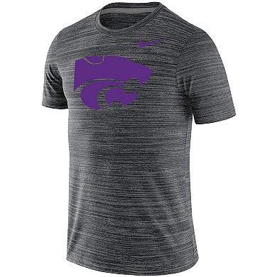 Men's Nike Black Kansas State Wildcats Big & Tall Velocity Performance T-Shirt
