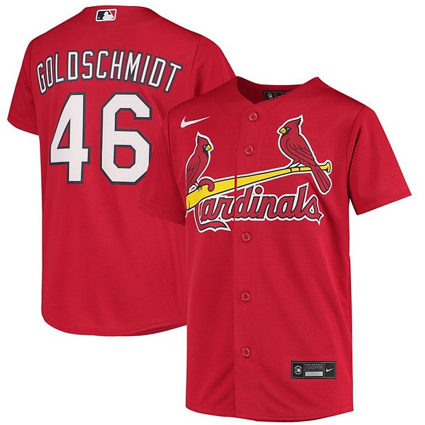 Youth Nike Paul Goldschmidt Red St. Louis Cardinals Alternate Replica  Player Jersey