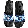 Men's FOCO Tennessee Titans Logo Slide Sandals