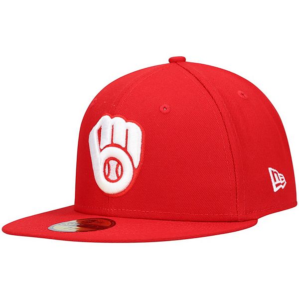 Red New Era Fitted Hat – Meat Church