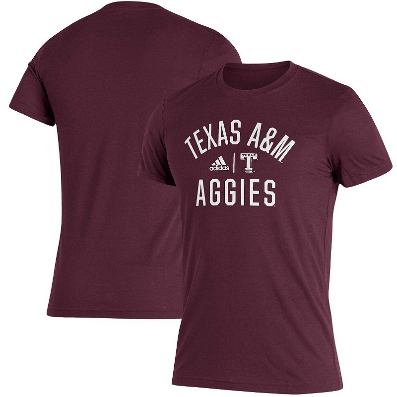 Mens adidas Maroon Texas A&M Aggies Sideline Locker Heritage T-Shirt, Size