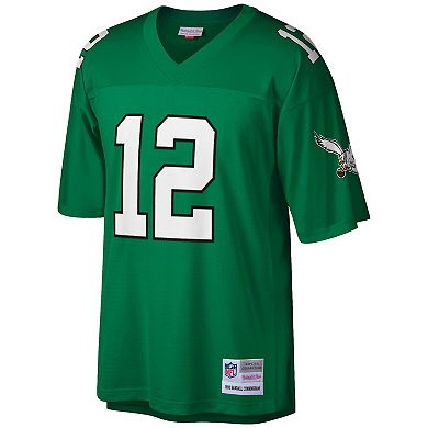 Men's Mitchell & Ness Randall Cunningham Kelly Green Philadelphia Eagles Big & Tall 1990 Retired Player Replica Jersey