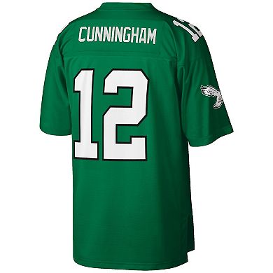 Men's Mitchell & Ness Randall Cunningham Kelly Green Philadelphia Eagles Big & Tall 1990 Retired Player Replica Jersey