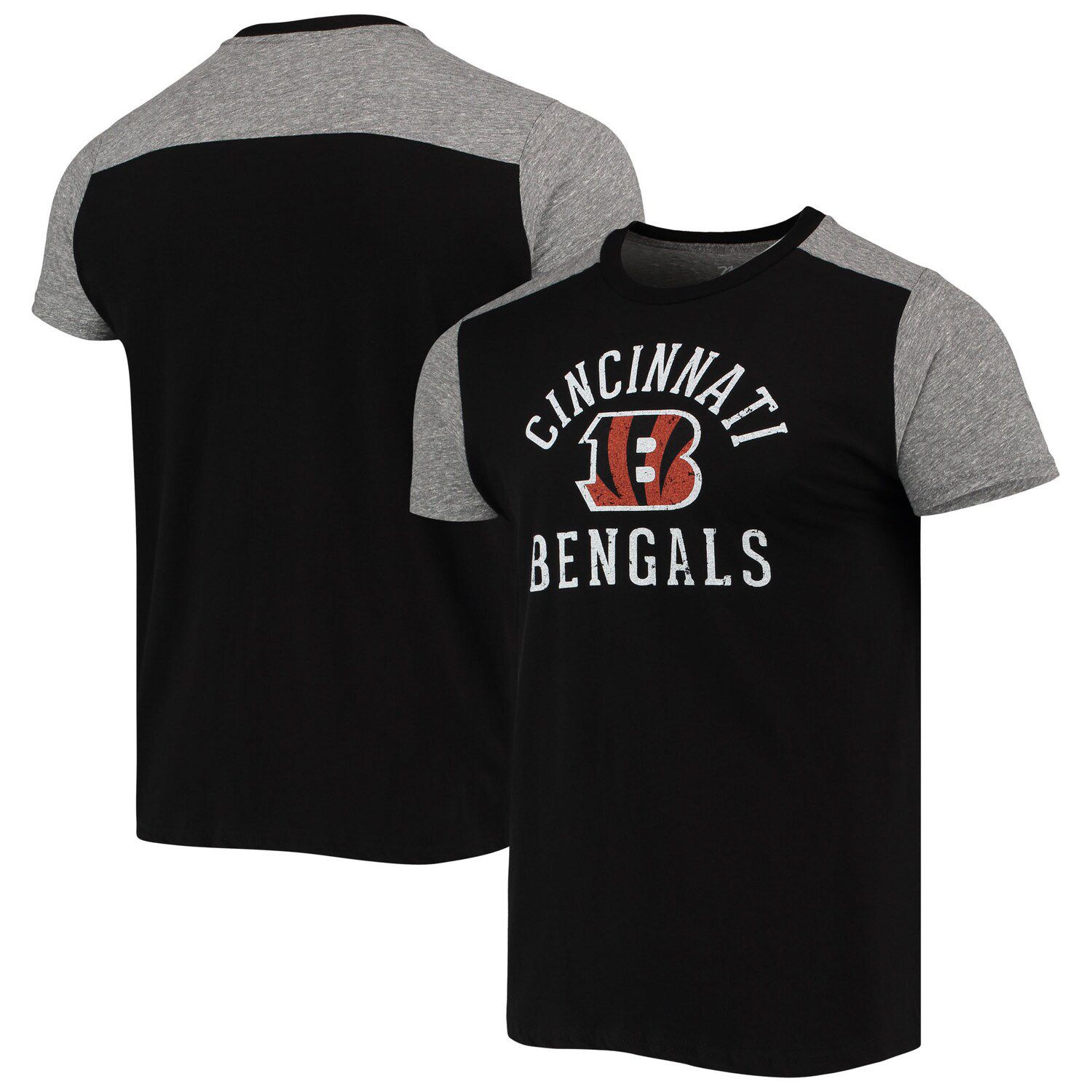 Men's '47 Black Cincinnati Bengals Regional Franklin T-Shirt