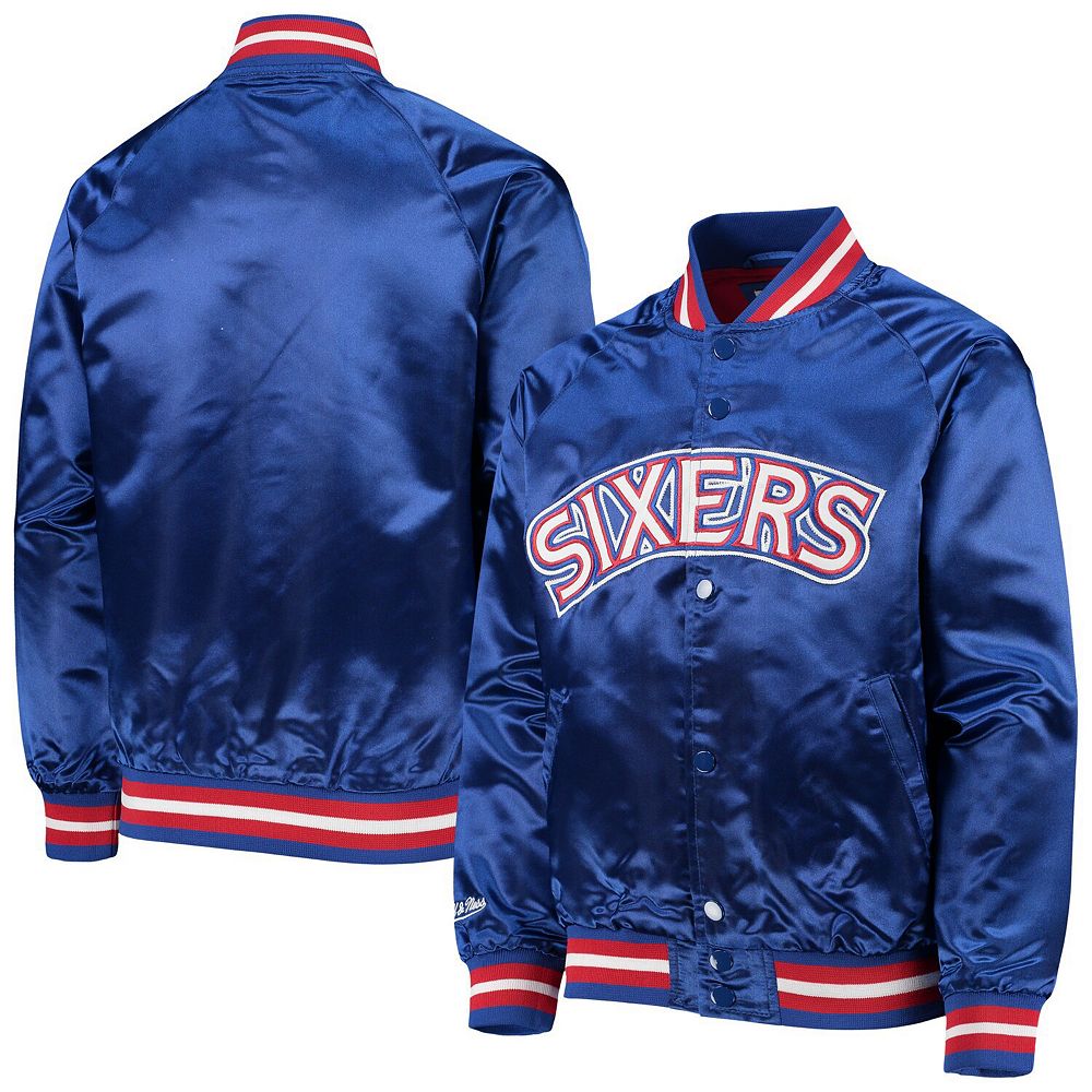 Youth Mitchell & Ness Royal Philadelphia 76ers Hardwood Classics